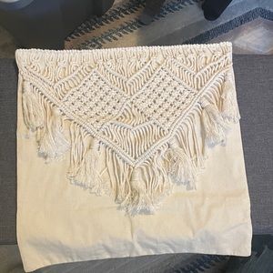 Macrame Pillow Cover